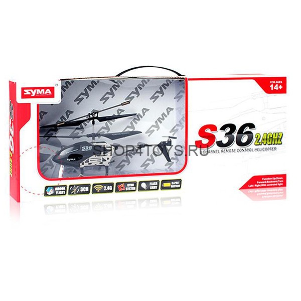 Радиоуправляемый вертолет Syma S36 2.4G - S36 Радиоуправляемый вертолет Syma S36 2.4G - S36