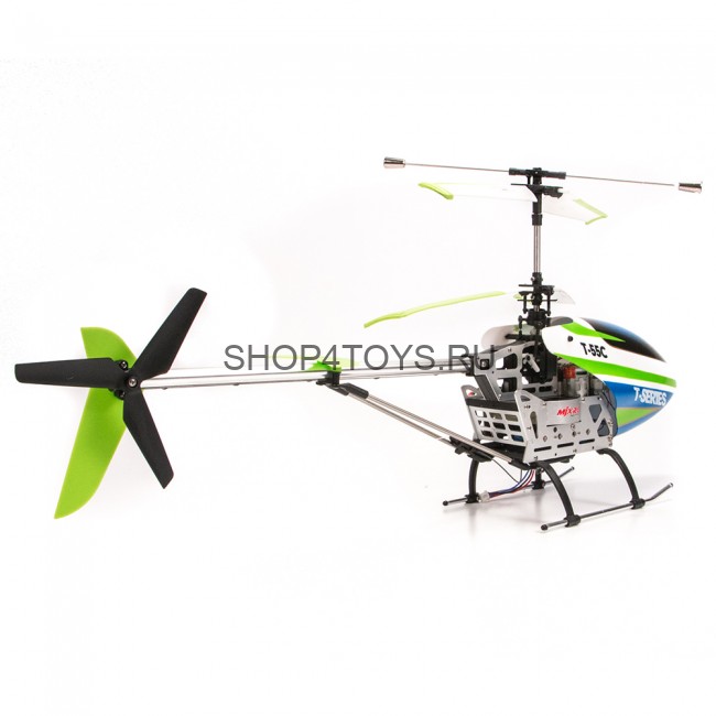 Радиоуправляемый вертолет MJX T55 (зеленый) c FPV камерой 2.4G - T55FPV-G Радиоуправляемый вертолет MJX T55 (зеленый) c FPV камерой 2.4G - T55FPV-G