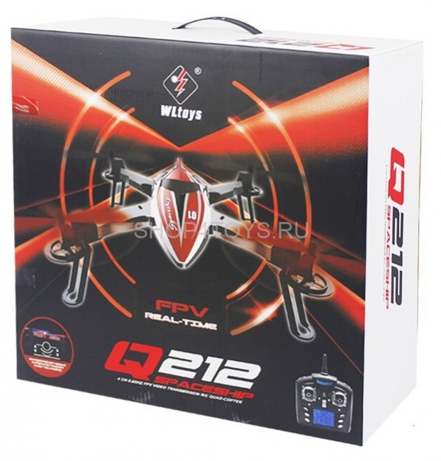 Радиоуправляемый квадрокоптер с барометром WLToys Q212K RTF WiFi FPV 2.4G - WLT-Q212K Радиоуправляемый квадрокоптер с барометром WLToys Q212K RTF WiFi FPV 2.4G - WLT-Q212K