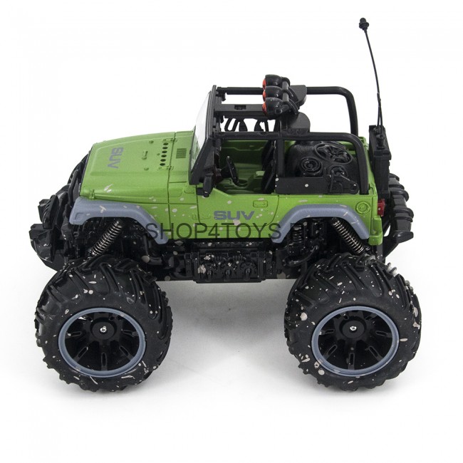 Радиоуправляемый зеленый джип ZC333 4x4 1:16 2.4G - 333-MUD14B-G Радиоуправляемый зеленый джип ZC333 4x4 1:16 2.4G - 333-MUD14B-G