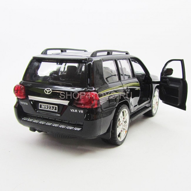 Металлическая модель Toyota Prado Black (свет, звук, инерция) - M923J Металлическая модель Toyota Prado Black (свет, звук, инерция) - M923J