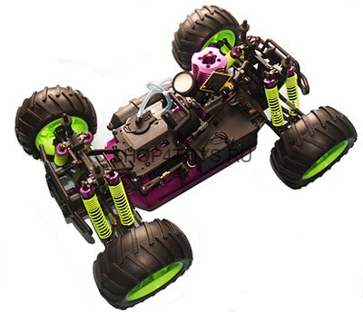 Радиоуправляемый внедорожник с ДВС монстр HSP TYRANNOSAUREU 4x4 - 94108 - 2.4G