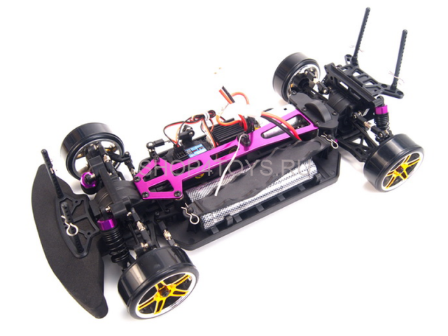 Радиоуправляемый автомобиль для дрифта HSP Flying Fish 1 - 1:10 4WD - 94123F-12384R - 2.4G Радиоуправляемый автомобиль для дрифта HSP Flying Fish 1 - 1:10 4WD - 94123F-12384R - 2.4G