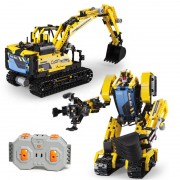 Радиоуправляемый конструктор CADA 2 в 1 экскаватор ROCK MAN (930 деталей) - C51026W Радиоуправляемый конструктор CADA 2 в 1 экскаватор ROCK MAN (930 деталей) - C51026W