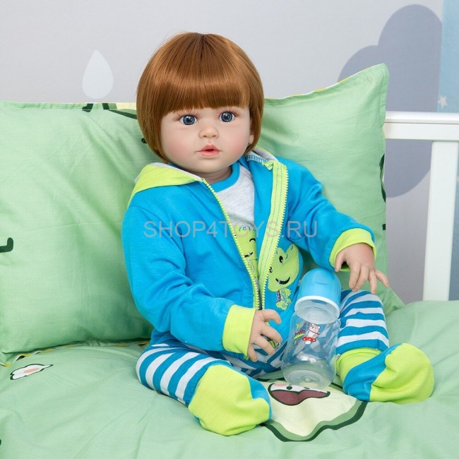 Реборн мальчик силиконовый Макс