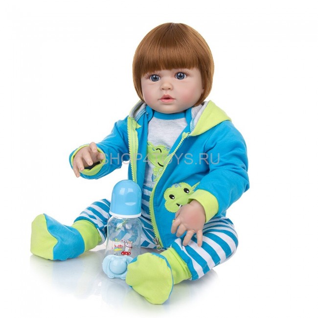 Реборн мальчик силиконовый Макс