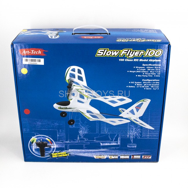 Радиоуправляемый самолет Art-tech Slow Flyer 100 2.4G - 22181 Радиоуправляемый самолет Art-tech Slow Flyer 100 2.4G - 22181