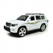 Металлическая модель Toyota Prado White (свет, звук, инерция) - M923J Металлическая модель Toyota Prado White (свет, звук, инерция) - M923J