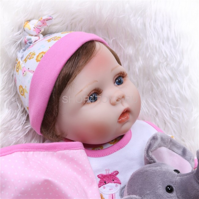 Реборн силиконовая девочка Аленка