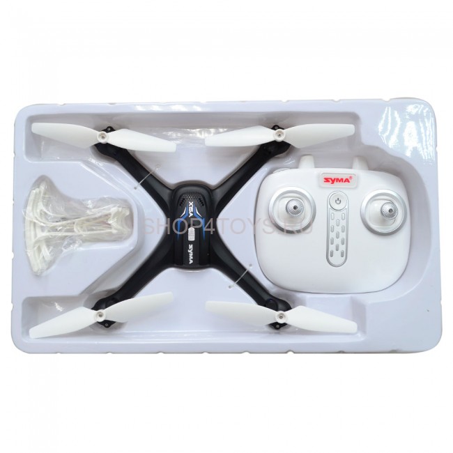 Радиоуправляемый квадрокоптер Syma X15A Black RTF 2.4G - SYMA-X15A-BLACK Радиоуправляемый квадрокоптер Syma X15A Black RTF 2.4G - SYMA-X15A-BLACK