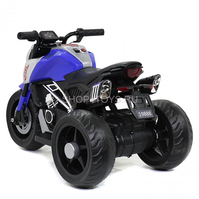 Детский мотоцикл (трицикл) Honda CB1000R синий - QK-1988-BLUE
