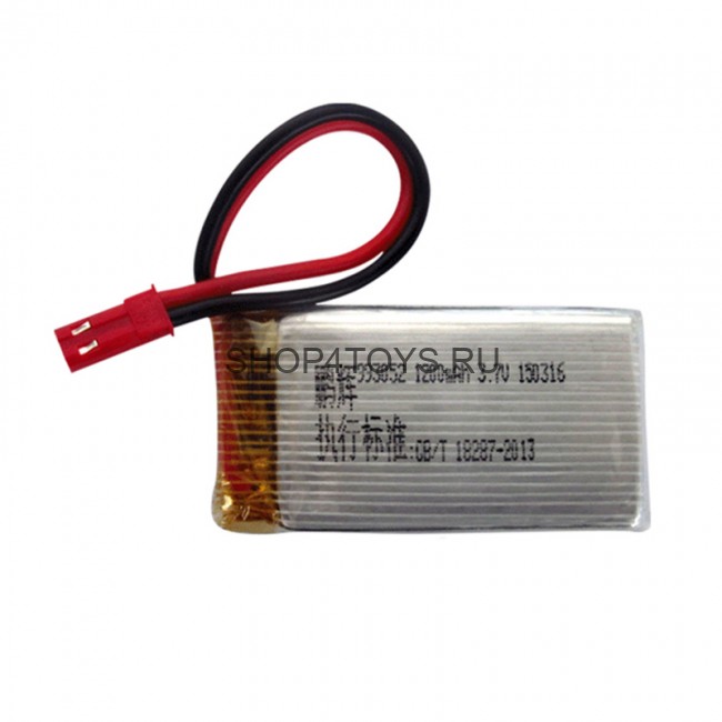 Аккумулятор 3,7V 1200 mAh (разъем JST) - MJX-T41-19 Аккумулятор 3,7V 1200 mAh (разъем JST) - MJX-T41-19