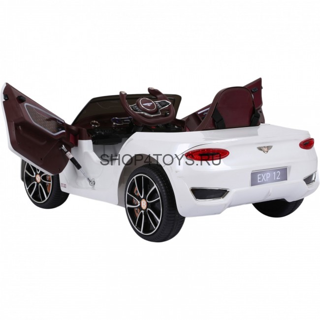 Детский электромобиль Bentley EXP12 White 12V - JE1166 Детский электромобиль Bentley EXP12 White 12V - JE1166