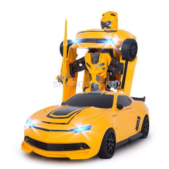 Радиоуправляемый робот трансформер MZ Chevrolet Camaro с пультом управления ввиде ружья 1:14 2.4G - MZ-2314K Радиоуправляемый робот трансформер MZ Chevrolet Camaro с пультом управления ввиде ружья 1:14 2.4G - MZ-2314K