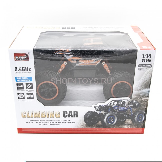 Радиоуправляемый краулер MZ Orange Climbing Car 1:14 2.4G - MZ-2838
