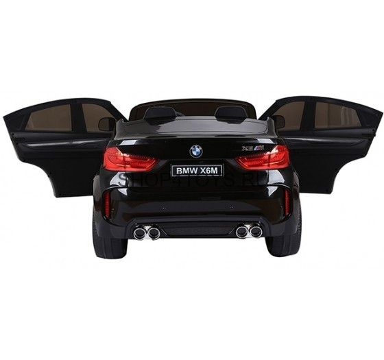 Детский электромобиль BMW X6M Black 12V - JJ2168 Детский электромобиль BMW X6M Black 12V - JJ2168