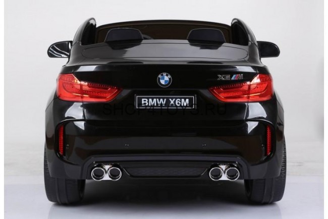 Детский электромобиль BMW X6M Black 12V - JJ2168 Детский электромобиль BMW X6M Black 12V - JJ2168