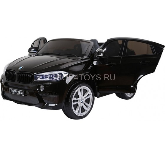 Детский электромобиль BMW X6M Black 12V - JJ2168 Детский электромобиль BMW X6M Black 12V - JJ2168
