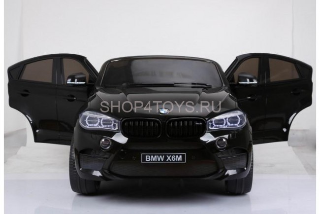 Детский электромобиль BMW X6M Black 12V - JJ2168 Детский электромобиль BMW X6M Black 12V - JJ2168