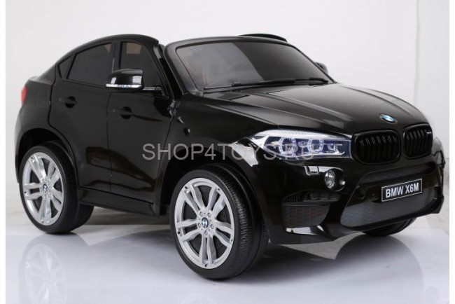 Детский электромобиль BMW X6M Black 12V - JJ2168 Детский электромобиль BMW X6M Black 12V - JJ2168