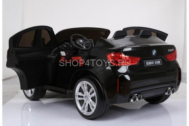Детский электромобиль BMW X6M Black 12V - JJ2168 Детский электромобиль BMW X6M Black 12V - JJ2168
