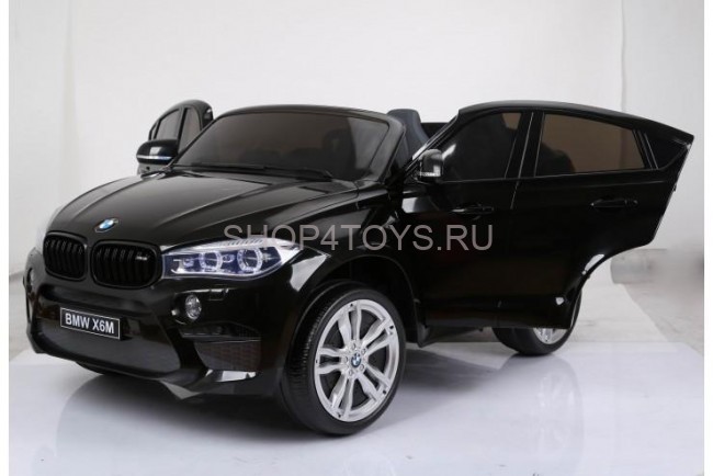 Детский электромобиль BMW X6M Black 12V - JJ2168 Детский электромобиль BMW X6M Black 12V - JJ2168