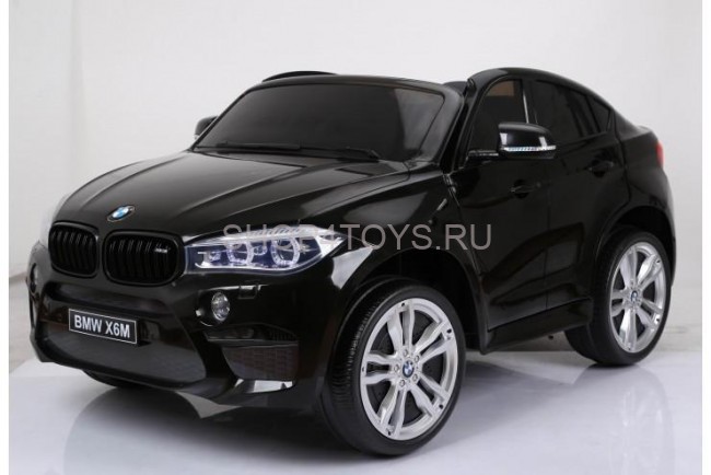 Детский электромобиль BMW X6M Black 12V - JJ2168 Детский электромобиль BMW X6M Black 12V - JJ2168