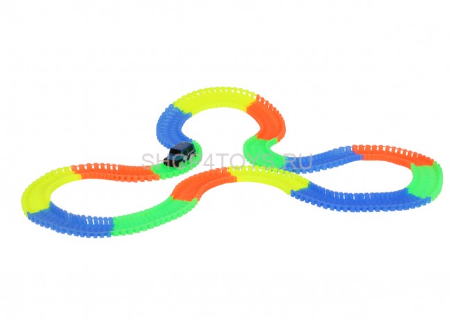 Автотрек Magic Tracks, 220 деталей, 335 см - MX1805 Автотрек Magic Tracks, 220 деталей, 335 см - MX1805