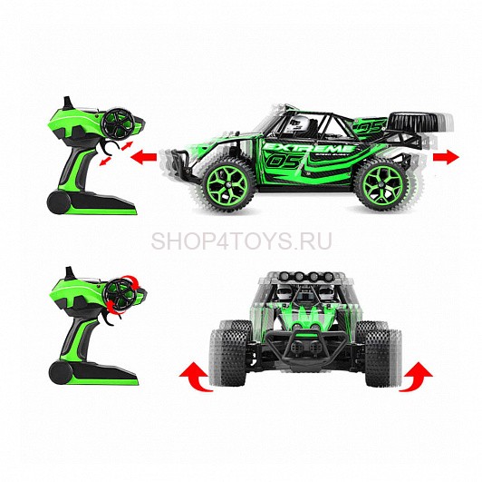 Радиоуправляемая багги X-Night GREEN 4WD 1:18 - 333-GS02B-G Радиоуправляемая багги X-Night GREEN 4WD 1:18 - 333-GS02B-G