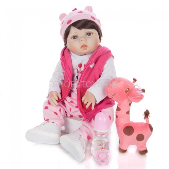 Реборн силиконовая девочка Элиза