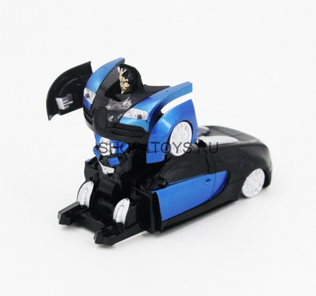 Радиоуправляемый трансформер, ползающий по стенам MZ Bugatti Veyron Blue 1:24 - 2815P-B Радиоуправляемый трансформер, ползающий по стенам MZ Bugatti Veyron Blue 1:24 - 2815P-B