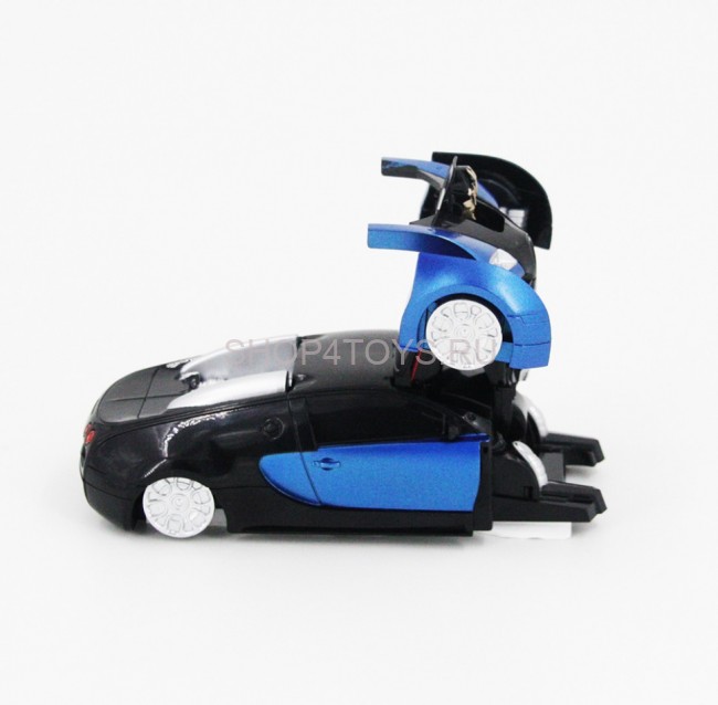 Радиоуправляемый трансформер, ползающий по стенам MZ Bugatti Veyron Blue 1:24 - 2815P-B Радиоуправляемый трансформер, ползающий по стенам MZ Bugatti Veyron Blue 1:24 - 2815P-B