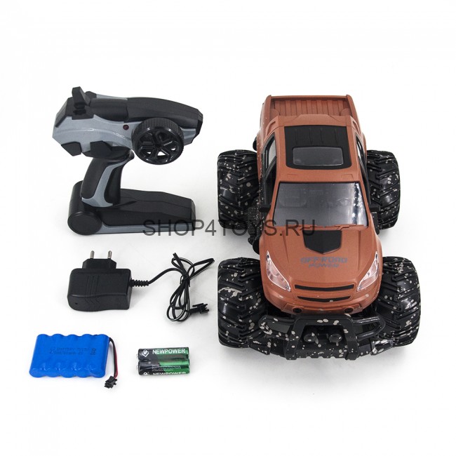 Радиоуправляемый оранжевый джип ZC333 4WD 1:14 2.4G - 333-MUD01B Радиоуправляемый оранжевый джип ZC333 4WD 1:14 2.4G - 333-MUD01B