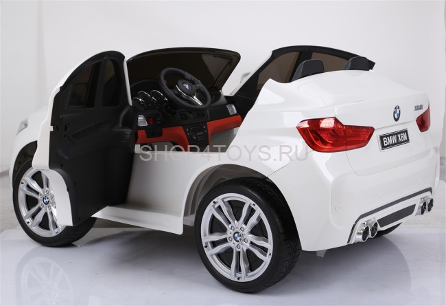 Детский электромобиль BMW X6M White 12V - JJ2168-W Детский электромобиль BMW X6M White 12V - JJ2168-W
