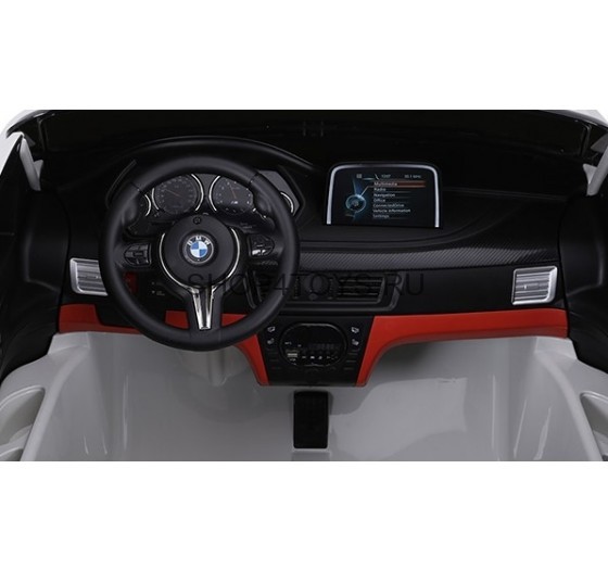 Детский электромобиль BMW X6M White 12V - JJ2168-W Детский электромобиль BMW X6M White 12V - JJ2168-W