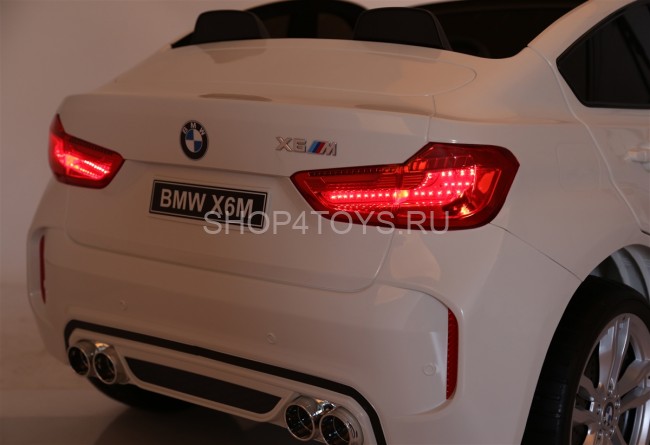 Детский электромобиль BMW X6M White 12V - JJ2168-W Детский электромобиль BMW X6M White 12V - JJ2168-W