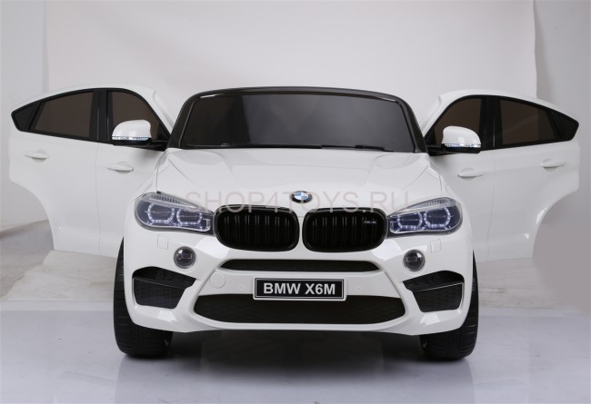 Детский электромобиль BMW X6M White 12V - JJ2168-W Детский электромобиль BMW X6M White 12V - JJ2168-W