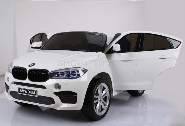 Детский электромобиль BMW X6M White 12V - JJ2168-W Детский электромобиль BMW X6M White 12V - JJ2168-W