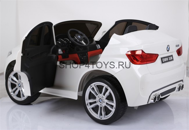 Детский электромобиль BMW X6M White 12V - JJ2168-W Детский электромобиль BMW X6M White 12V - JJ2168-W