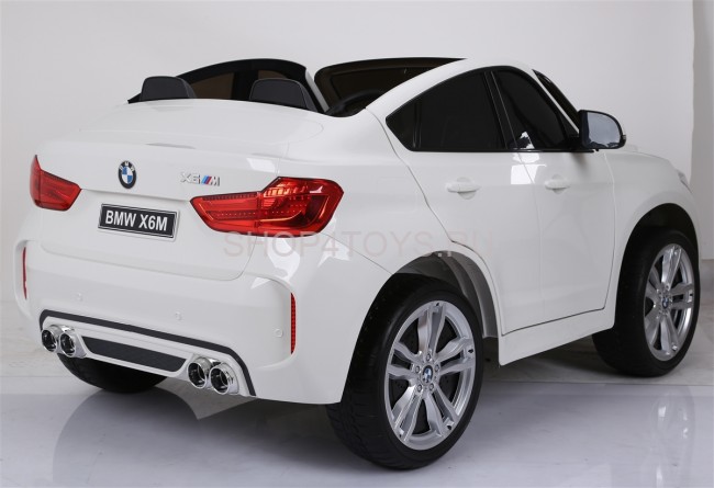 Детский электромобиль BMW X6M White 12V - JJ2168-W Детский электромобиль BMW X6M White 12V - JJ2168-W