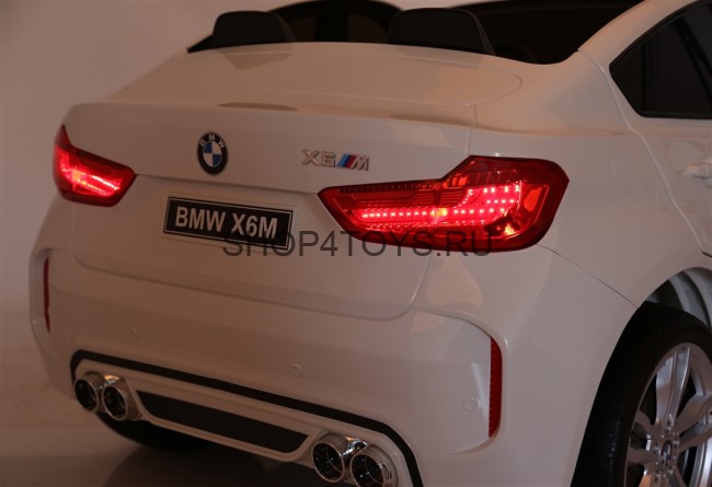 Детский электромобиль BMW X6M White 12V - JJ2168-W Детский электромобиль BMW X6M White 12V - JJ2168-W
