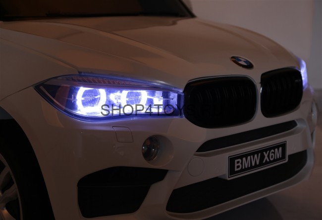 Детский электромобиль BMW X6M White 12V - JJ2168-W Детский электромобиль BMW X6M White 12V - JJ2168-W