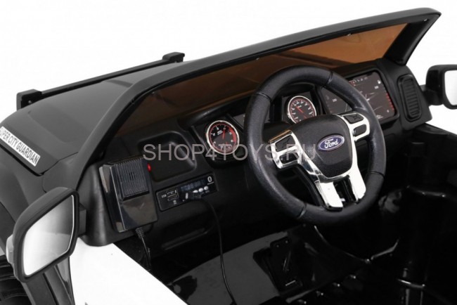 Детский электромобиль Ford Ranger Raptor Police с мигалками - DK-F150RP-BLACK-PAINT Детский электромобиль Ford Ranger Raptor Police с мигалками - DK-F150RP-BLACK-PAINT