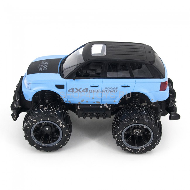 Радиоуправляемый синий джип ZC333 4WD 1:14 2.4G - 333-MUD02B Радиоуправляемый синий джип ZC333 4WD 1:14 2.4G - 333-MUD02B