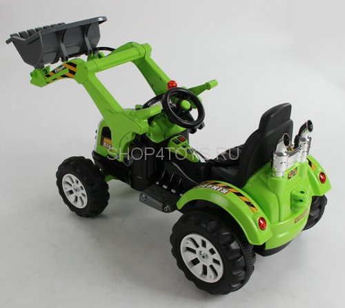 Детский электромобиль трактор на аккумуляторе 12V / зеленый - JS328A-GREEN Детский электромобиль трактор на аккумуляторе 12V / зеленый - JS328A-GREEN