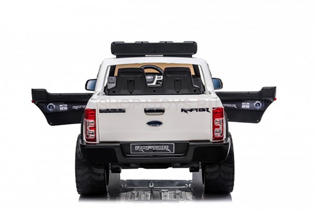 Детский электромобиль Ford Ranger Raptor Police с мигалками - DK-F150RP-WHITE Детский электромобиль Ford Ranger Raptor Police с мигалками - DK-F150RP-WHITE