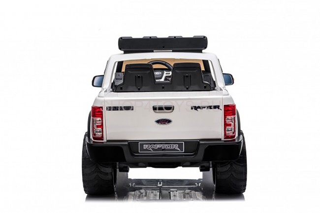 Детский электромобиль Ford Ranger Raptor Police с мигалками - DK-F150RP-WHITE Детский электромобиль Ford Ranger Raptor Police с мигалками - DK-F150RP-WHITE