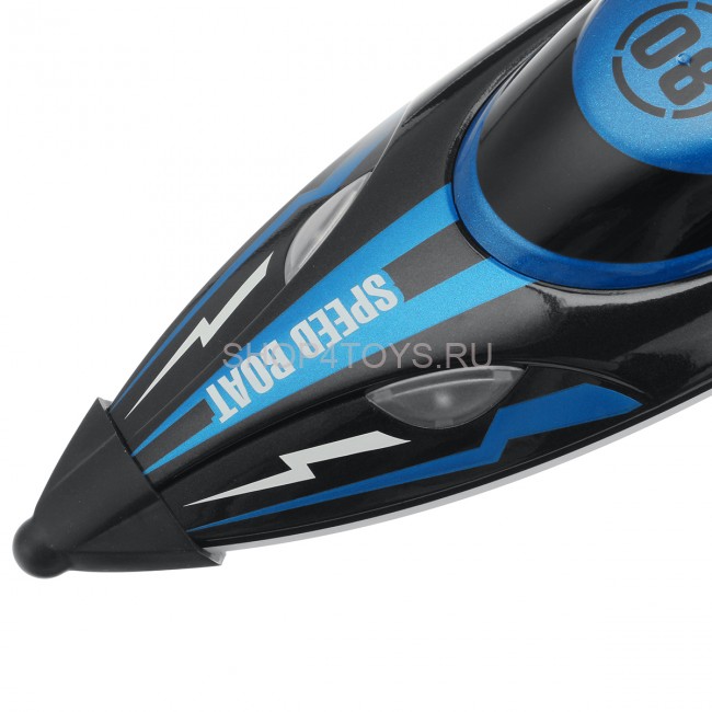 Радиоуправляемый катер Blue SpeedBoat (36 см, 25 км/ч, 2.4G) - HJ808-A2 Радиоуправляемый катер Blue SpeedBoat (36 см, 25 км/ч, 2.4G) - HJ808-A2