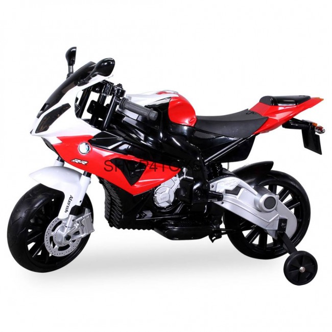 Детский электромотоцикл BMW S1000PR Red 12V - JT528-RED Детский электромотоцикл BMW S1000PR Red 12V - JT528-RED