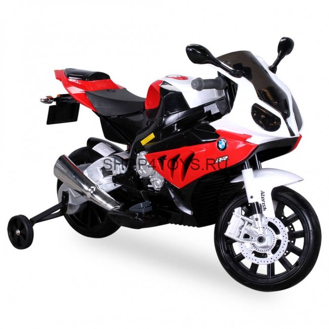 Детский электромотоцикл BMW S1000PR Red 12V - JT528-RED Детский электромотоцикл BMW S1000PR Red 12V - JT528-RED